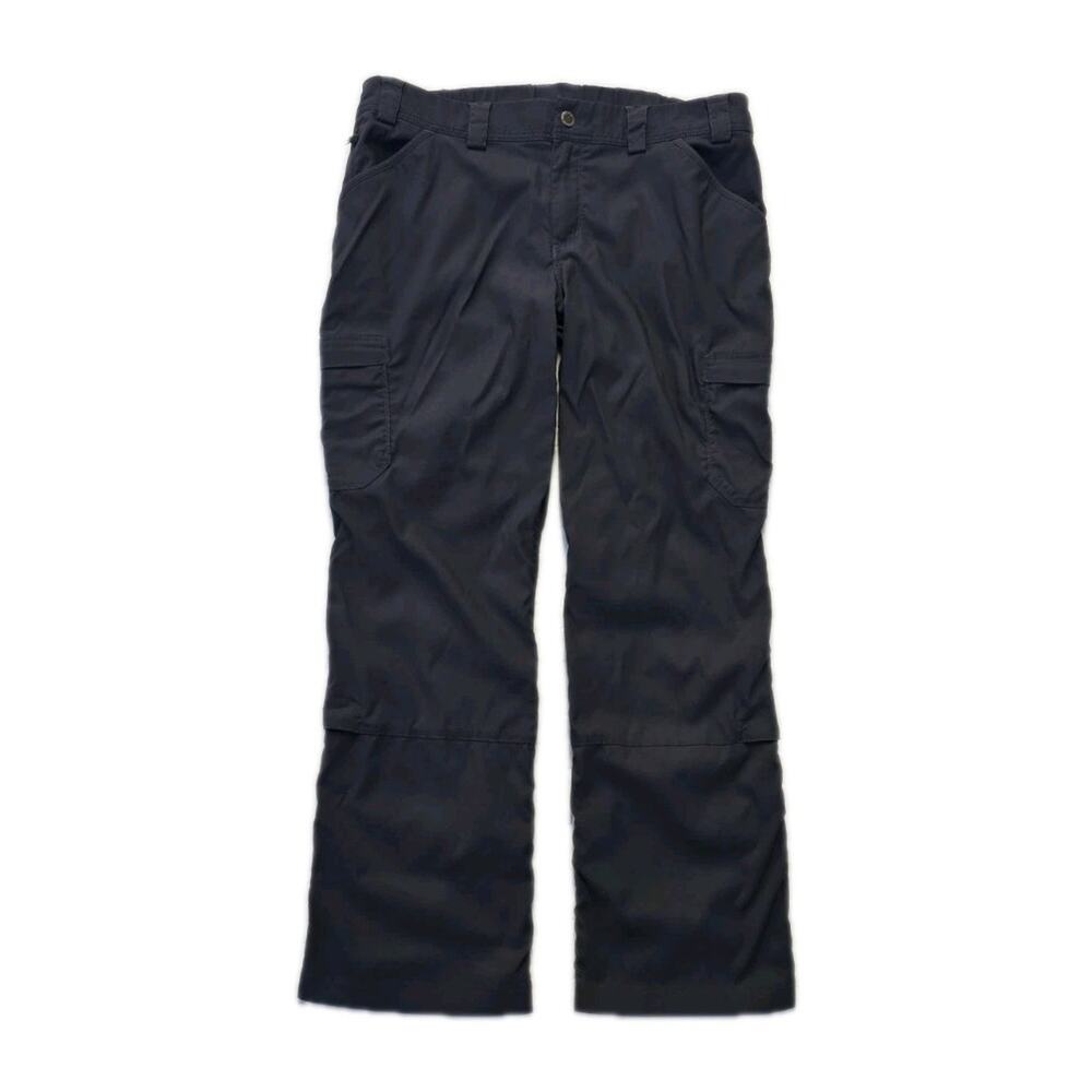 Duluth Trading Co Black Straight-Leg Women's Utility Pants